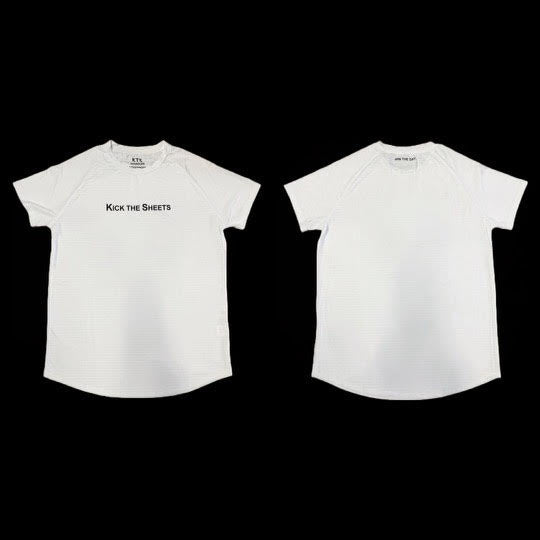 Kick The Sheets TShirt (White) KickTheSheets