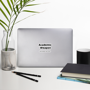 Academic Weapon - Laptop Sticker (USA Free Shipping)